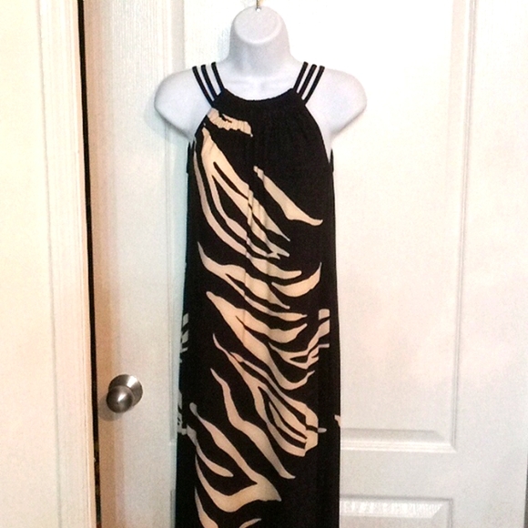 🎁 FREE GIFT IS INCLUDED 🎁NWOT Women Dress Midi Stretch Sleeveless Summer - Picture 4 of 13